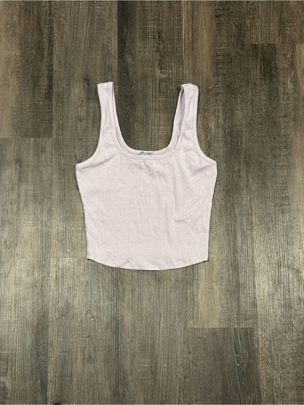 Tilly's Ribbed Scoop Crop Tank